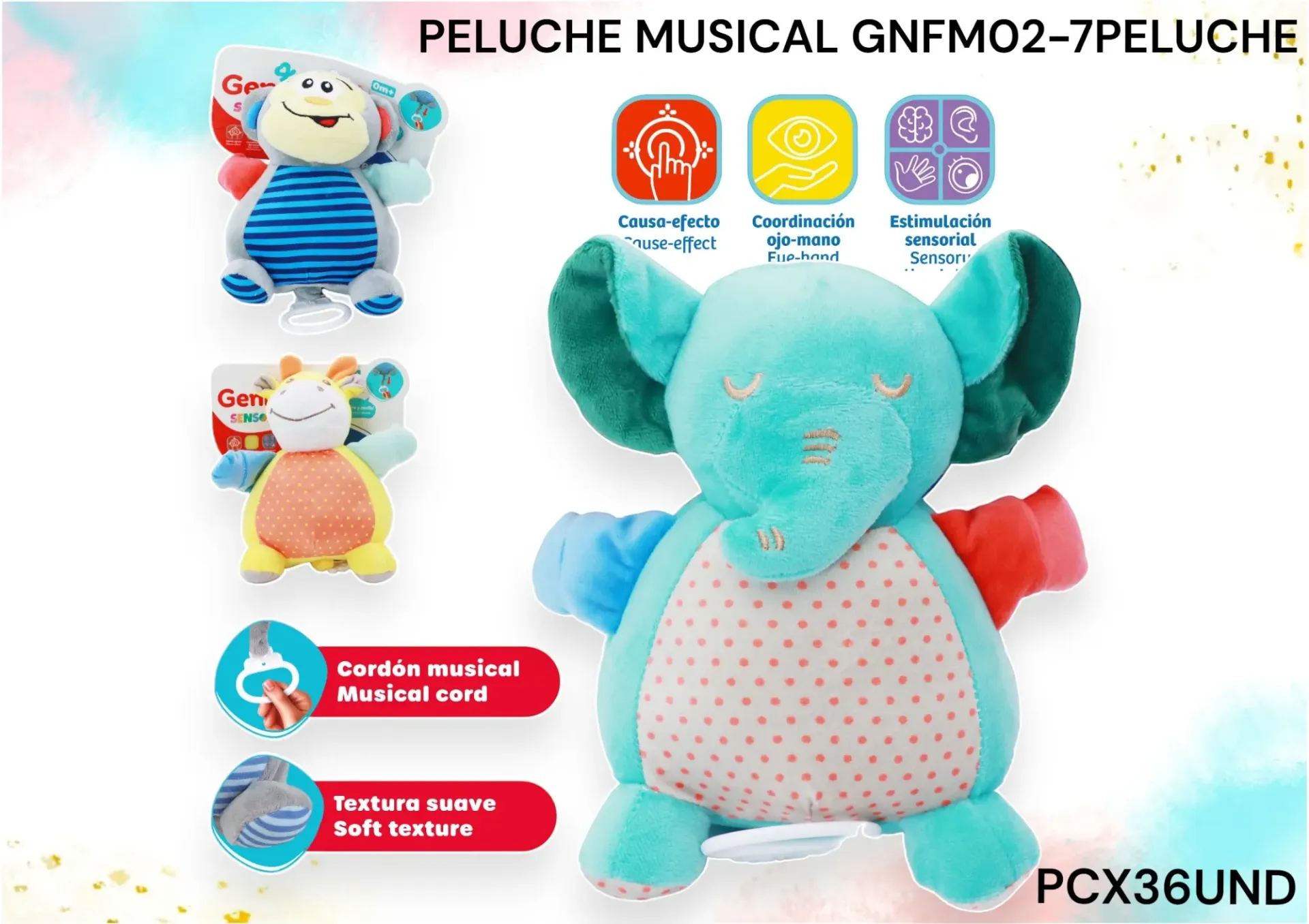 Antialergico Gnfm02-7Peluche Pcx36Und