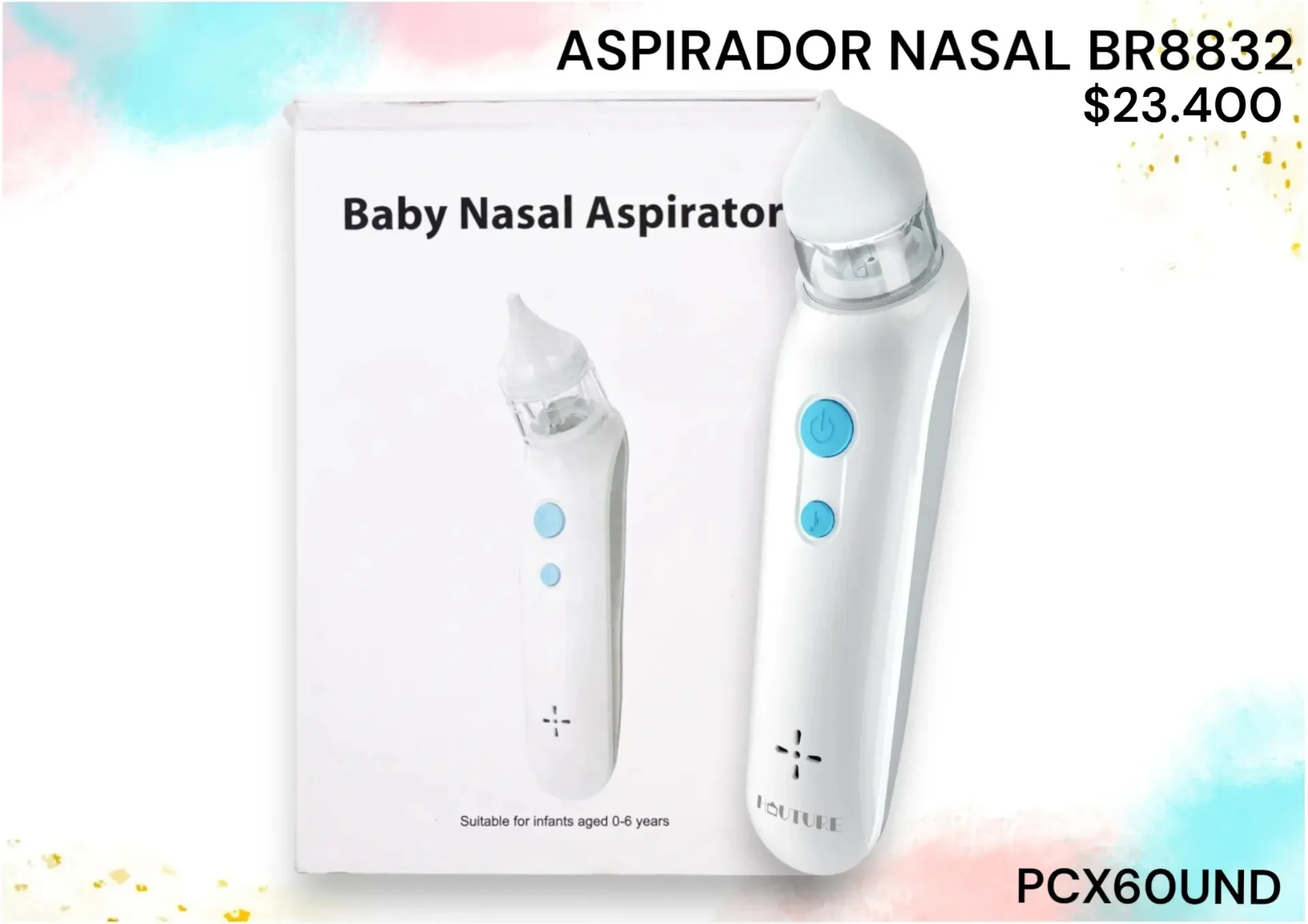 Aspirador Nasal Br8832 Pcx60Und