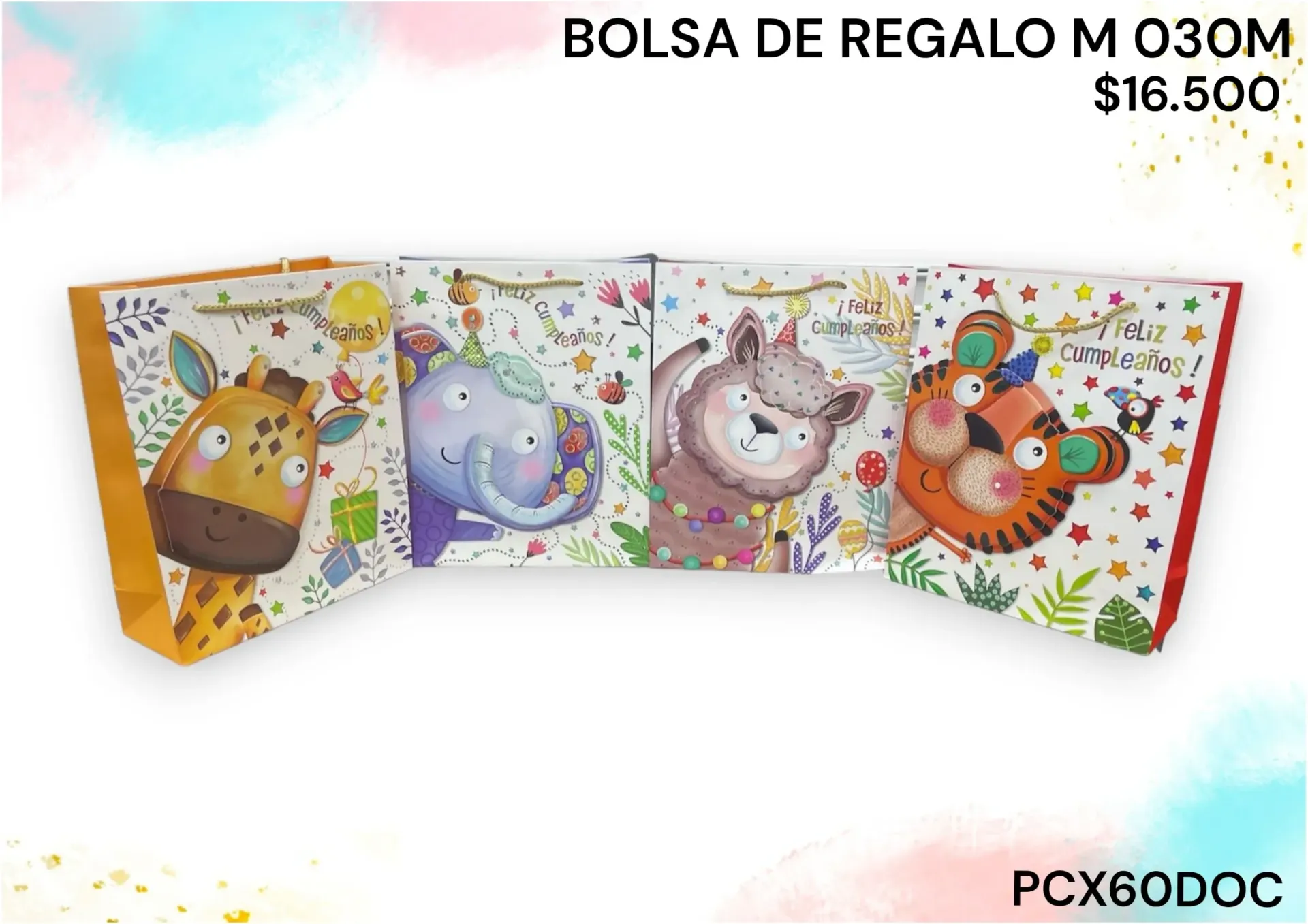 Bolsa De Regalo Pequena M 3D 030 *60Und