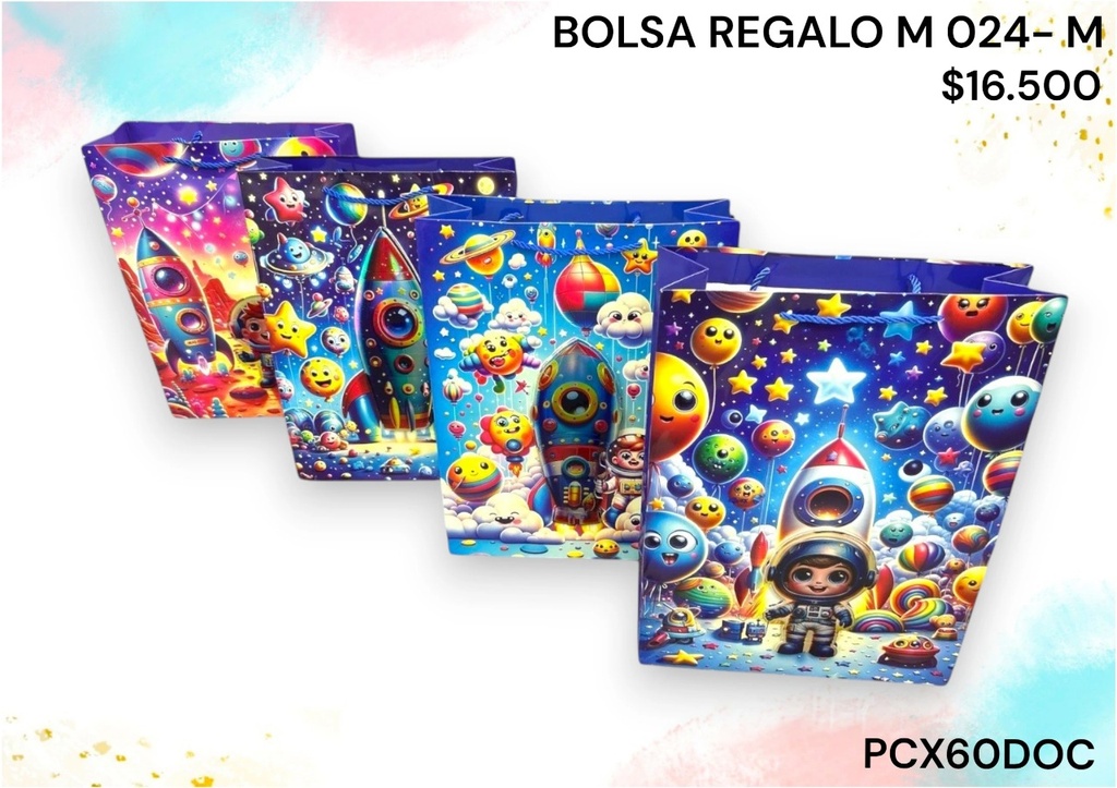 Bolsa De Regalo Pequeña 3D M 024 *60Und