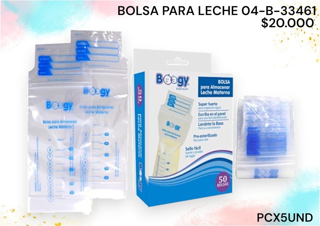 Bolsa Para Leche 33461 *60Und