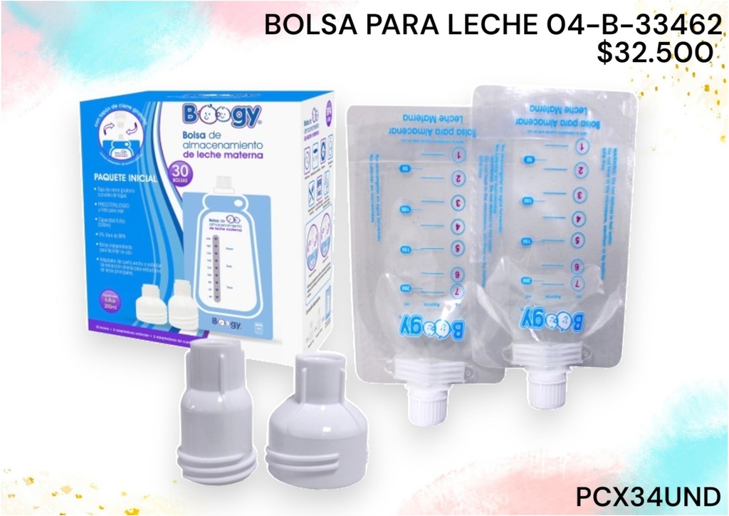 Bolsa Para Leche 33462 *34Und