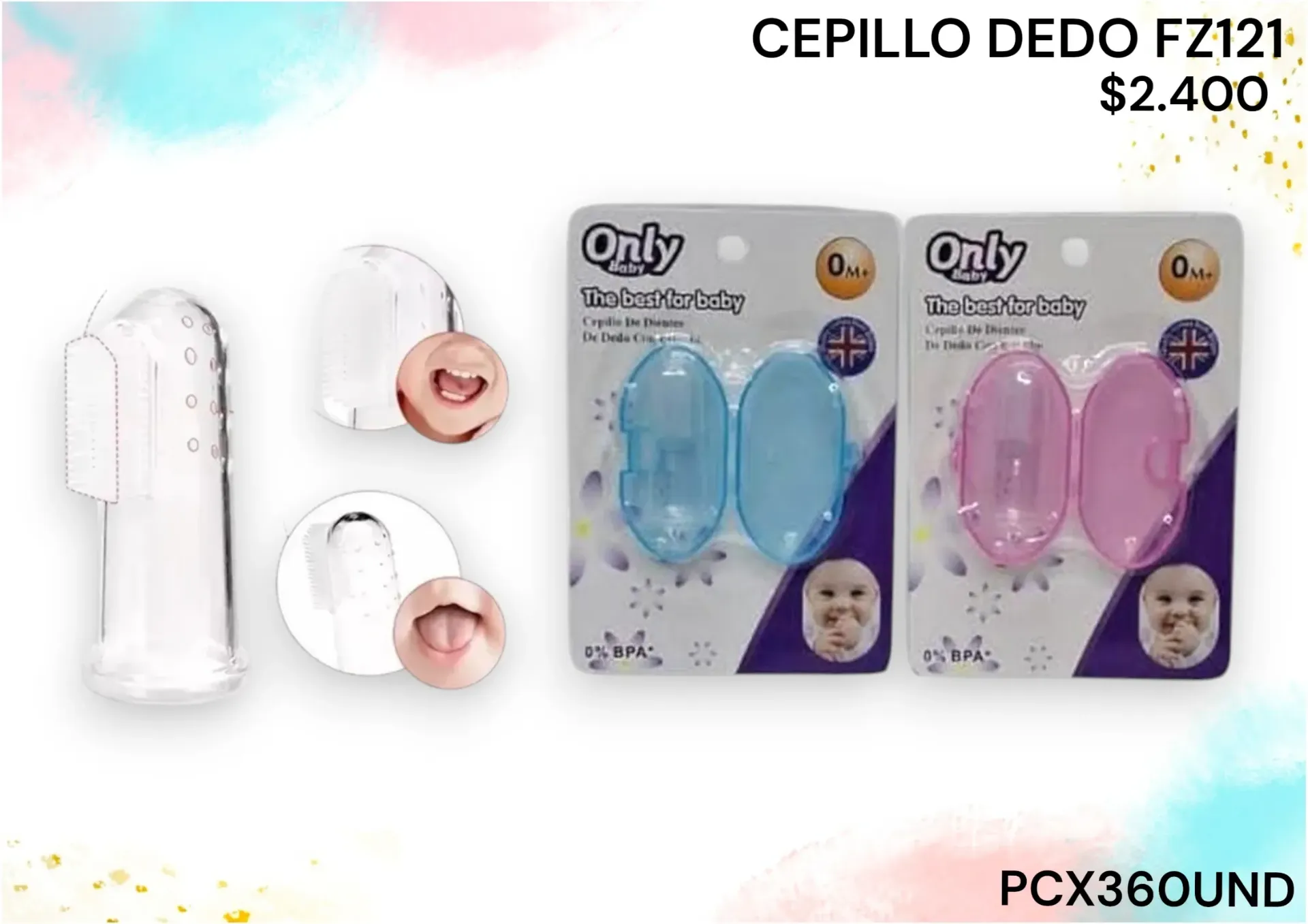 Cepillo Dedo Fz121 *360Und