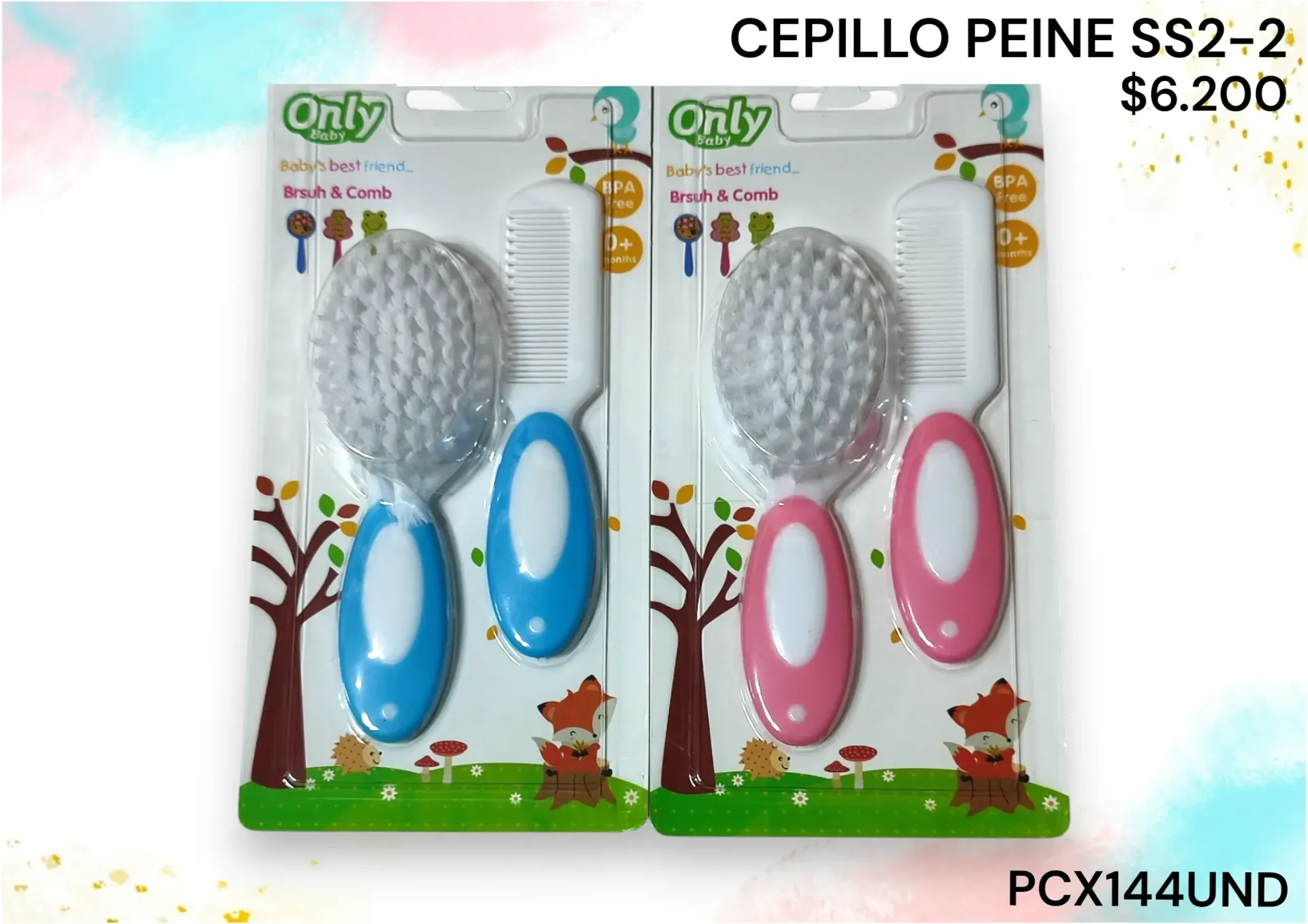 Cepillo Peine Ss2-2 *144Und