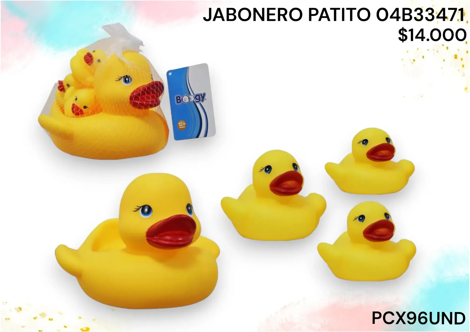 Chillon Jabonera Patito 04B33471 Pcx96Und