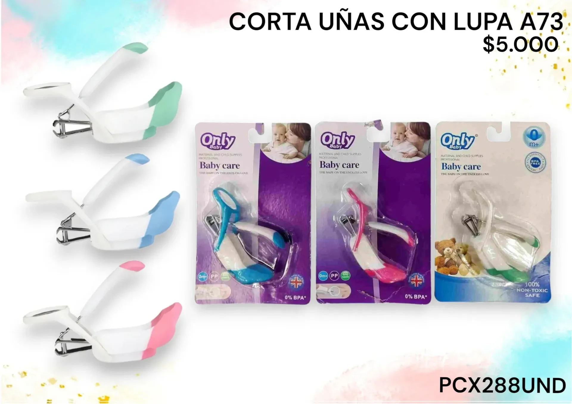 Cortauñas Con Lupa A73 Pcx288Und