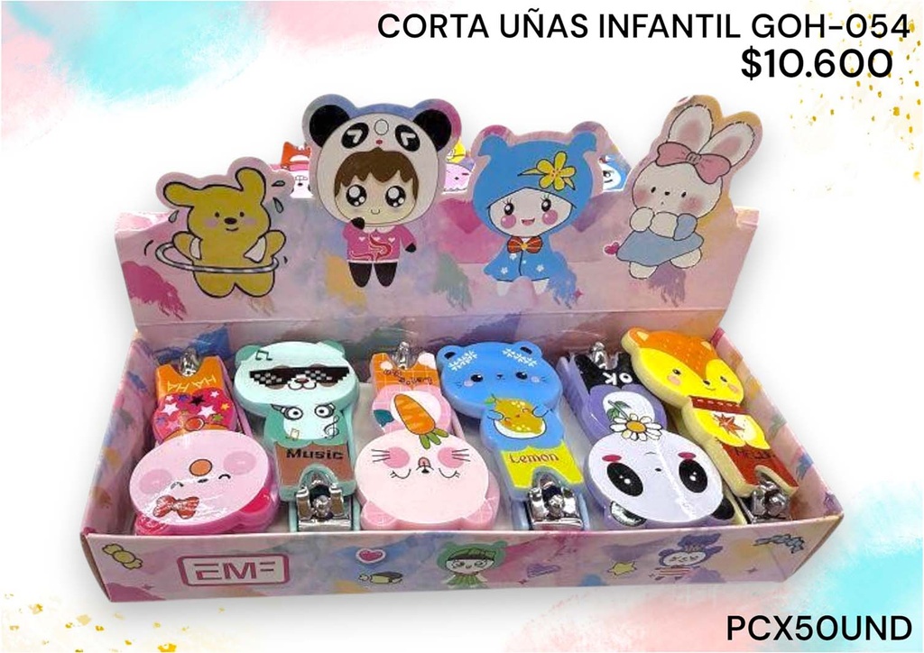 Cortauñas Goh054 *50Und