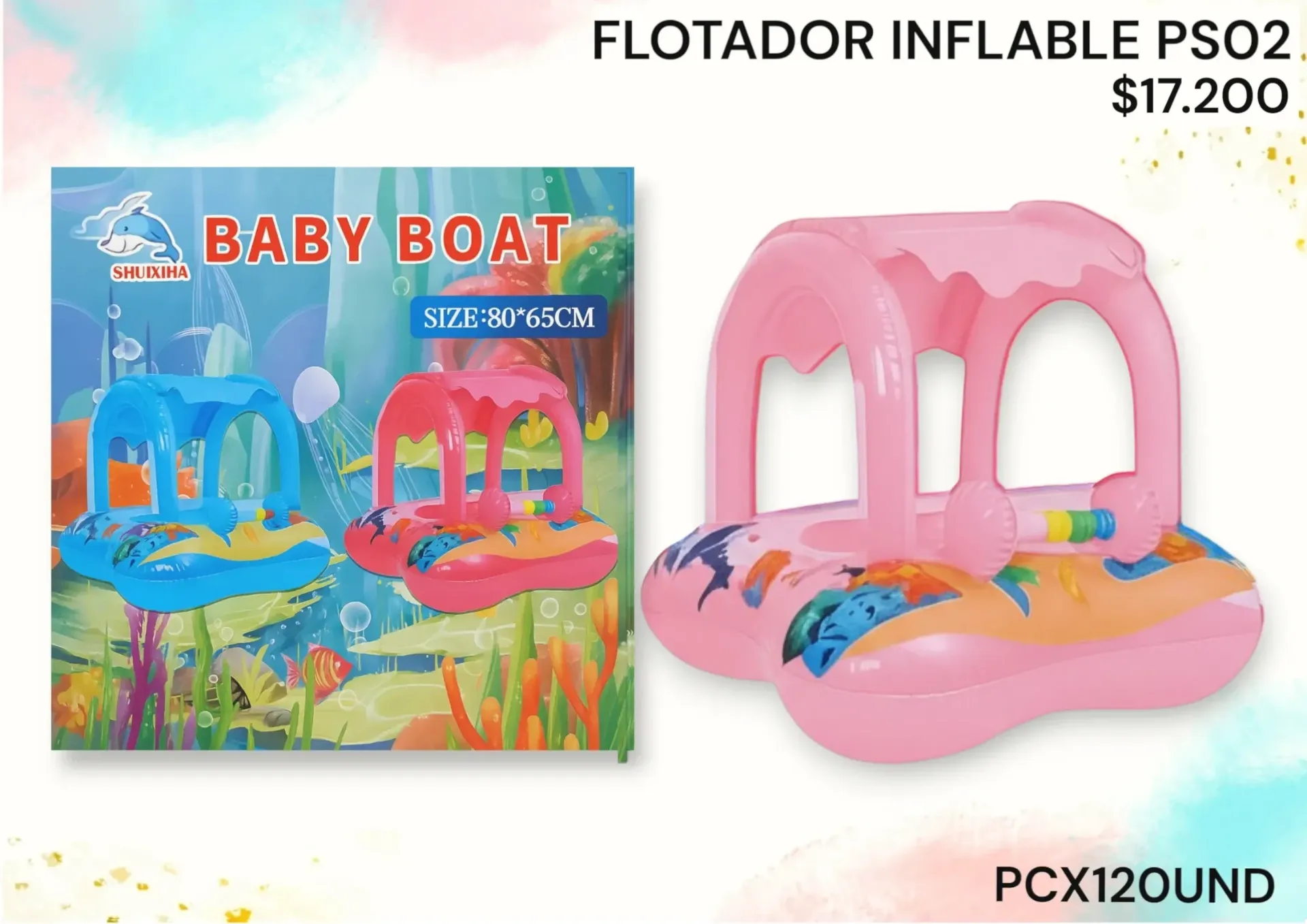 Flotador Inflable Ps02 Pcx120Und