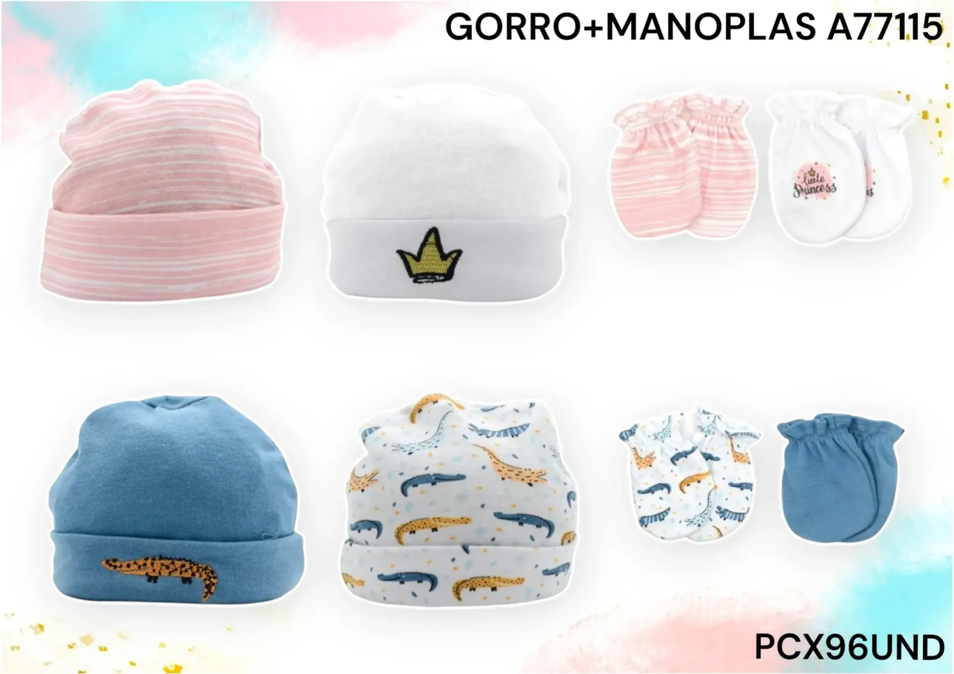 Gorro Con Manoplas A77115 Pcx96Set