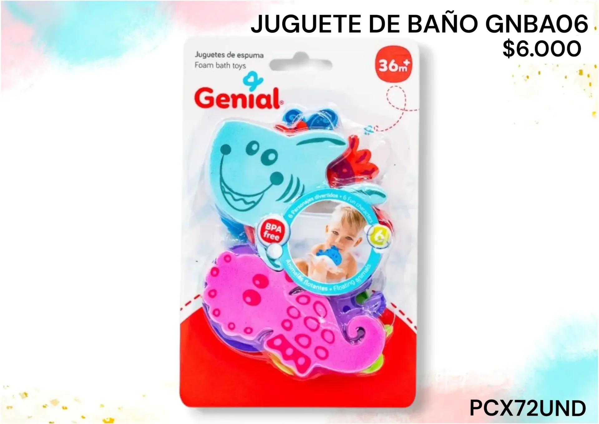Juguete De Bano Gnba06 *72Und