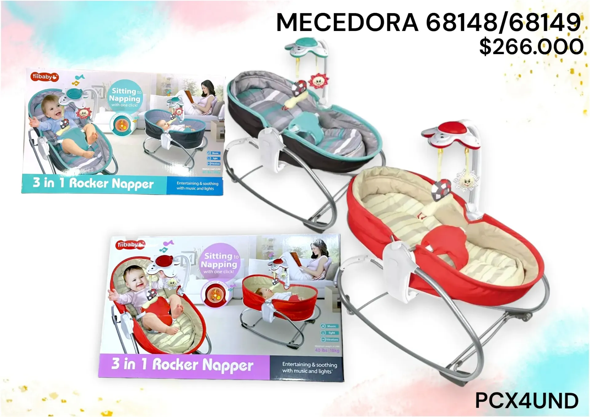 Mecedora 68148/68149 *4Und