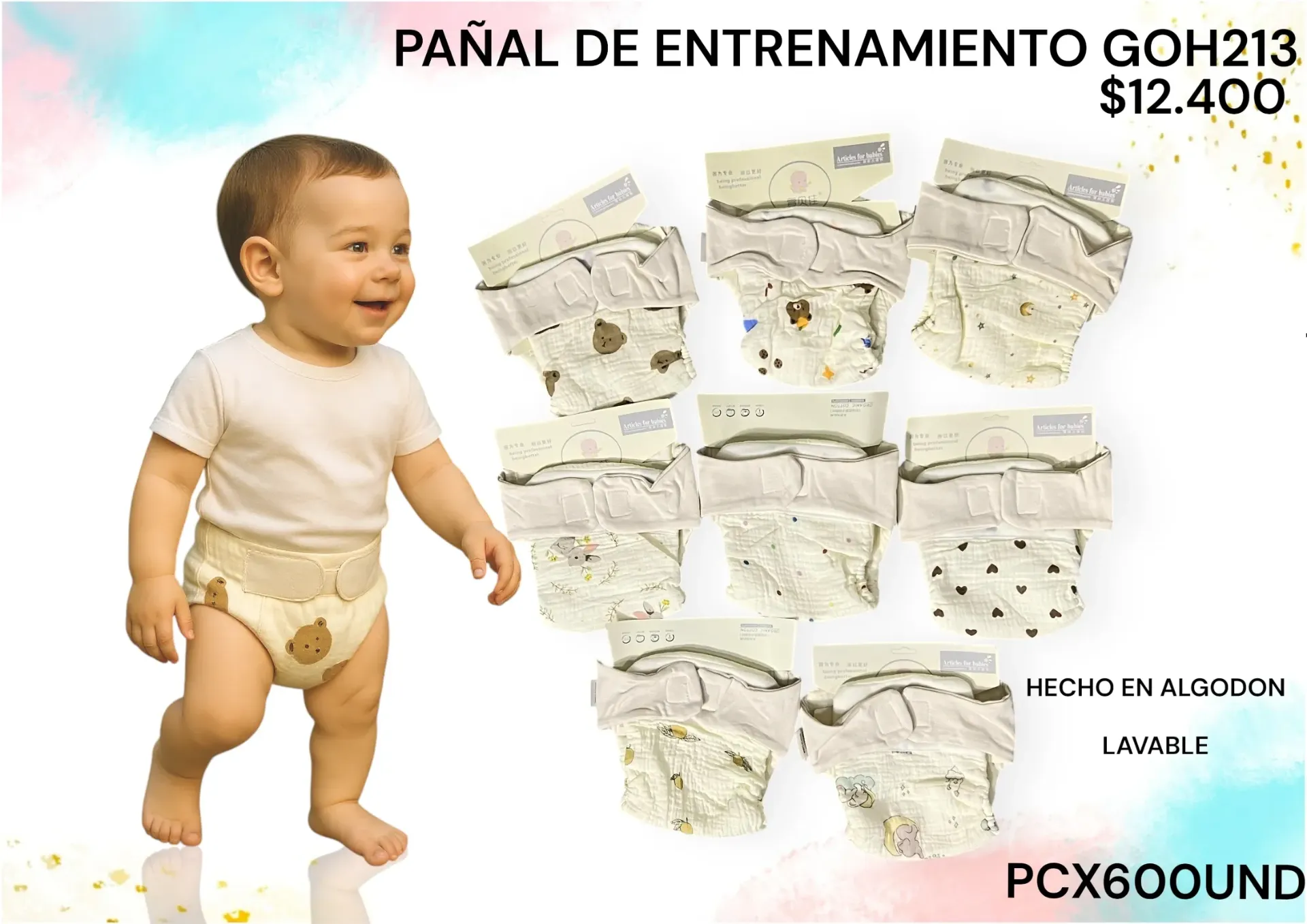 Pañal De Entrenamiento Goh213 Pcx600Und