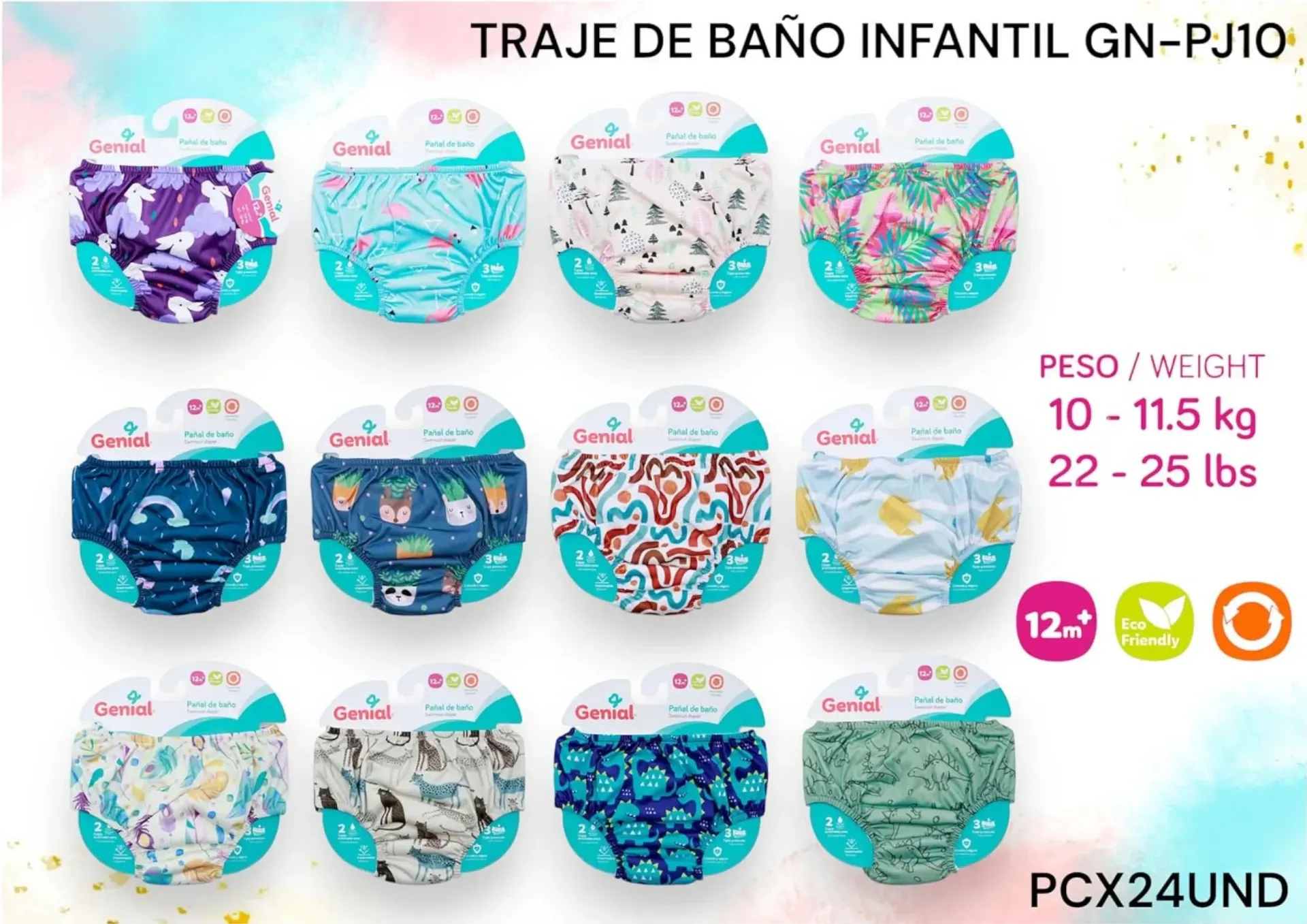 Pañal Piscina Gnpj10 *24Und