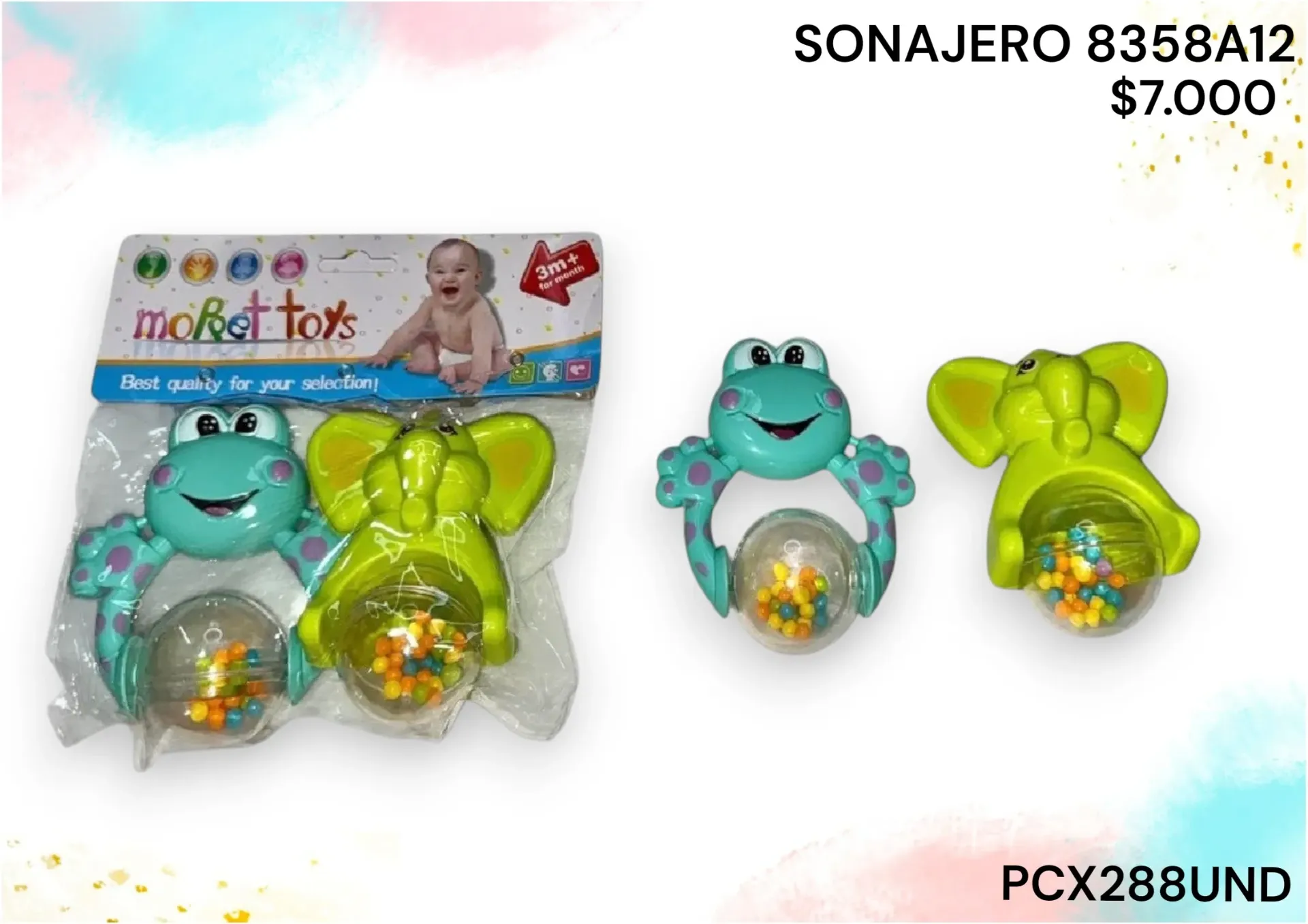 Sonajero 8358A12 *288Und