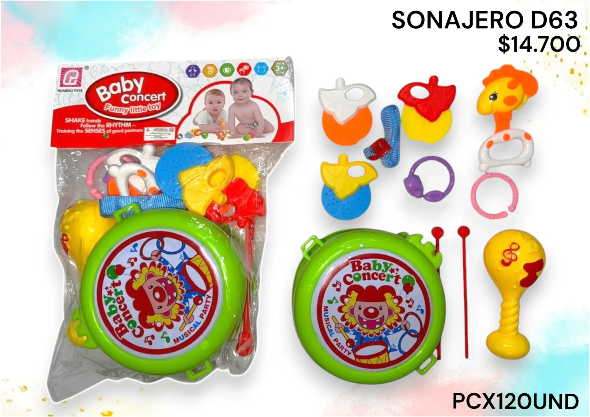 Sonajero D63 *120Und