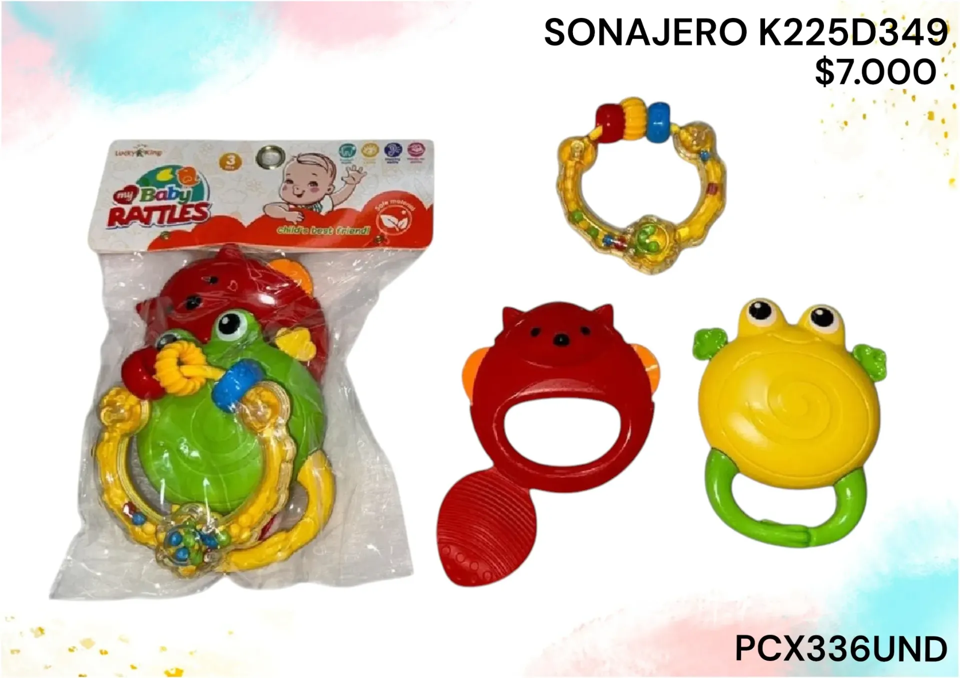 Sonajero K225D349 *336Und