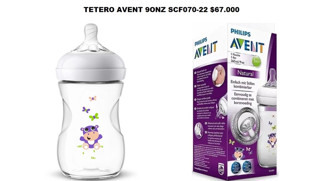 Tetero Avent  Scf070/22 *6Und