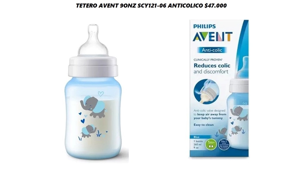 Tetero Avent Anticolico Scy121/06 *6Und
