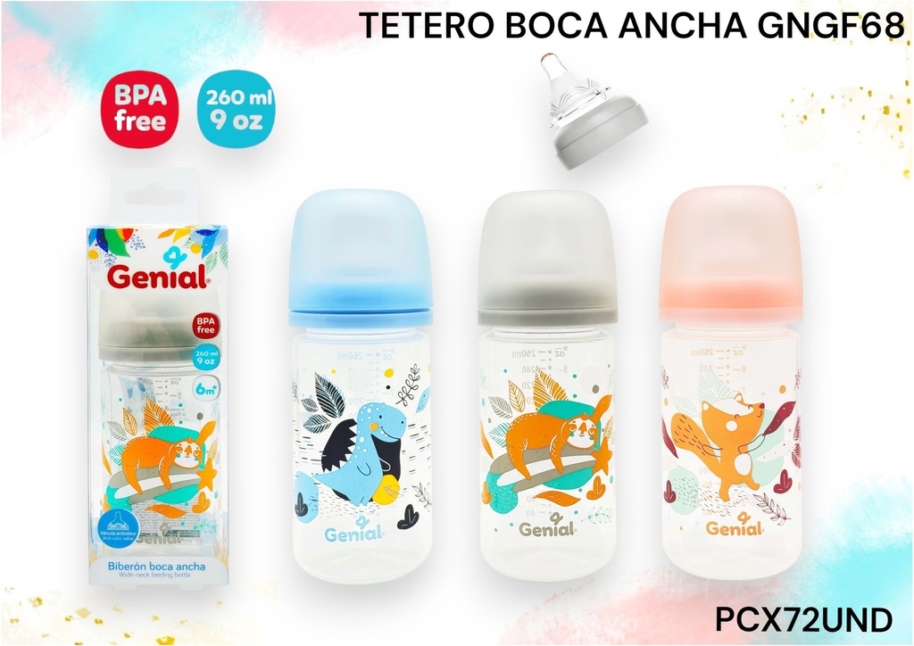 Tetero Gngf68 Boca Ancha Pcx72Und