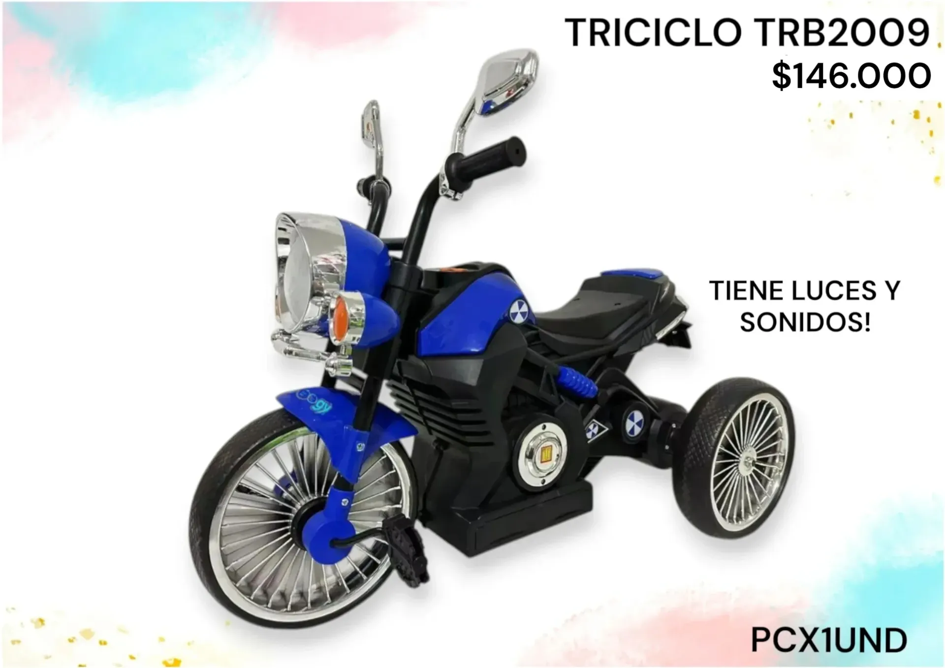 Triciclo Musical Trb2009 Pcx1Und