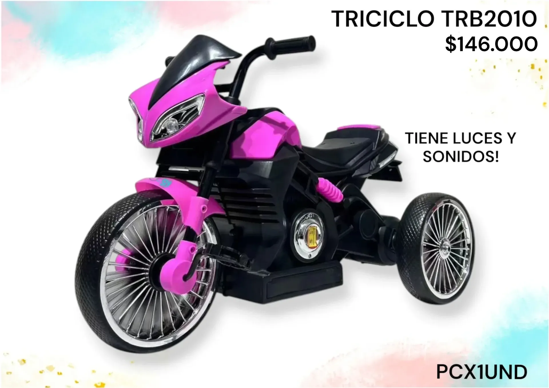 Triciclo Musical Trb2010 Pcx1Und