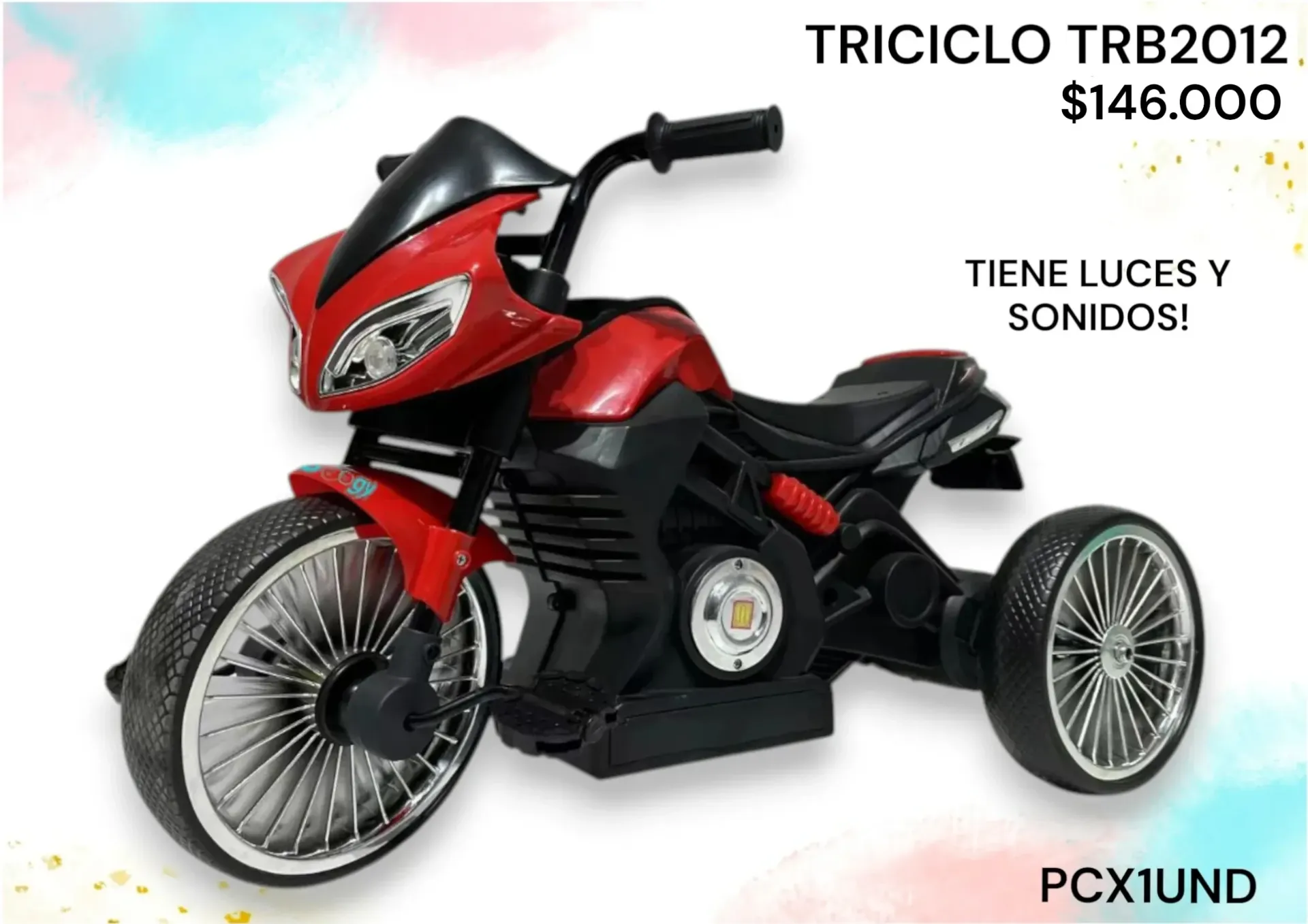 Triciclo Musical Trb2012 Pcx1Und