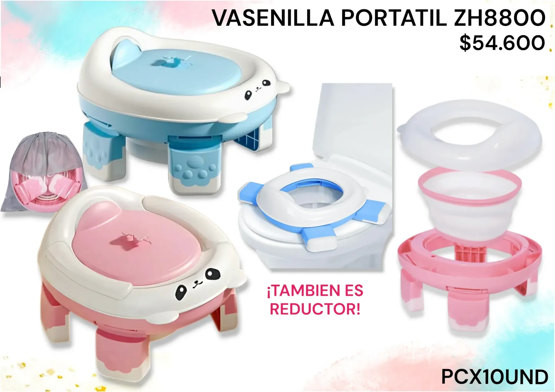 Vasenilla Portatil Zh-8800 Pcx10Und