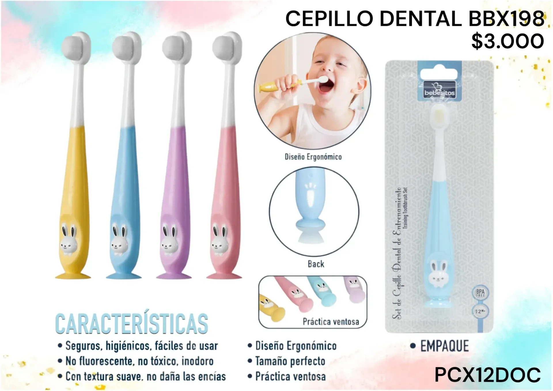 Cepillo Dental Bbx198 Pcx144Und