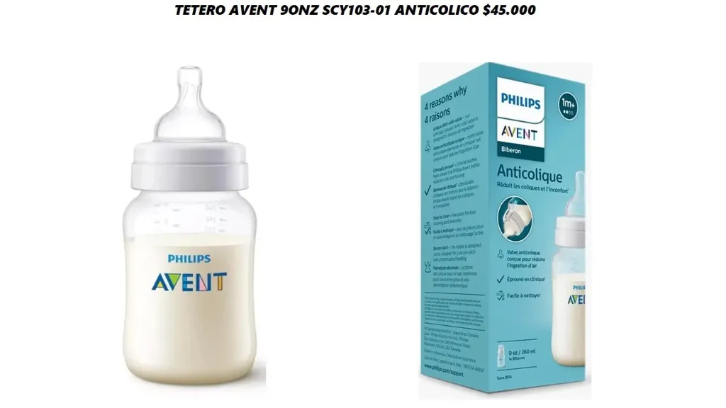 Tetero Avent Anticolico Scy103-01