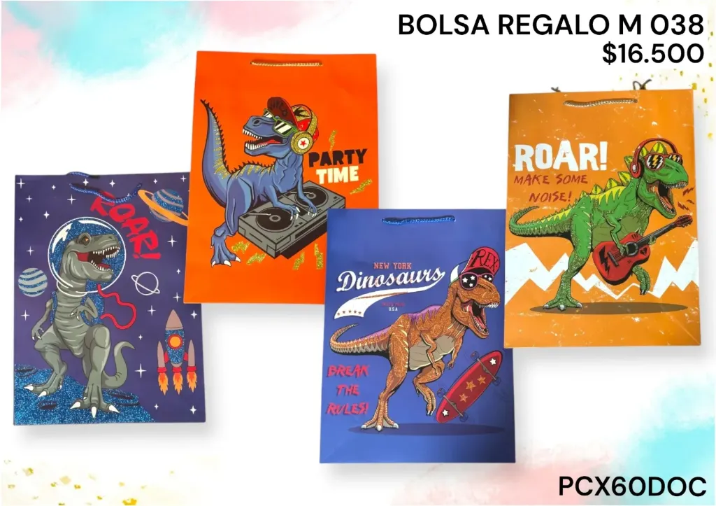 Bolsa De Regalo Pequeña 3D M 038 *60Und