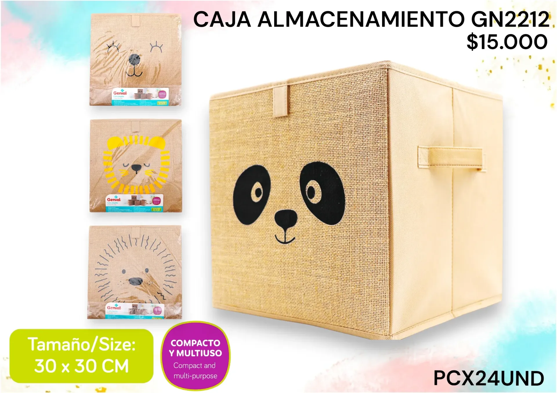 Caja Almacenamiento Gn2212 Pcx24Und
