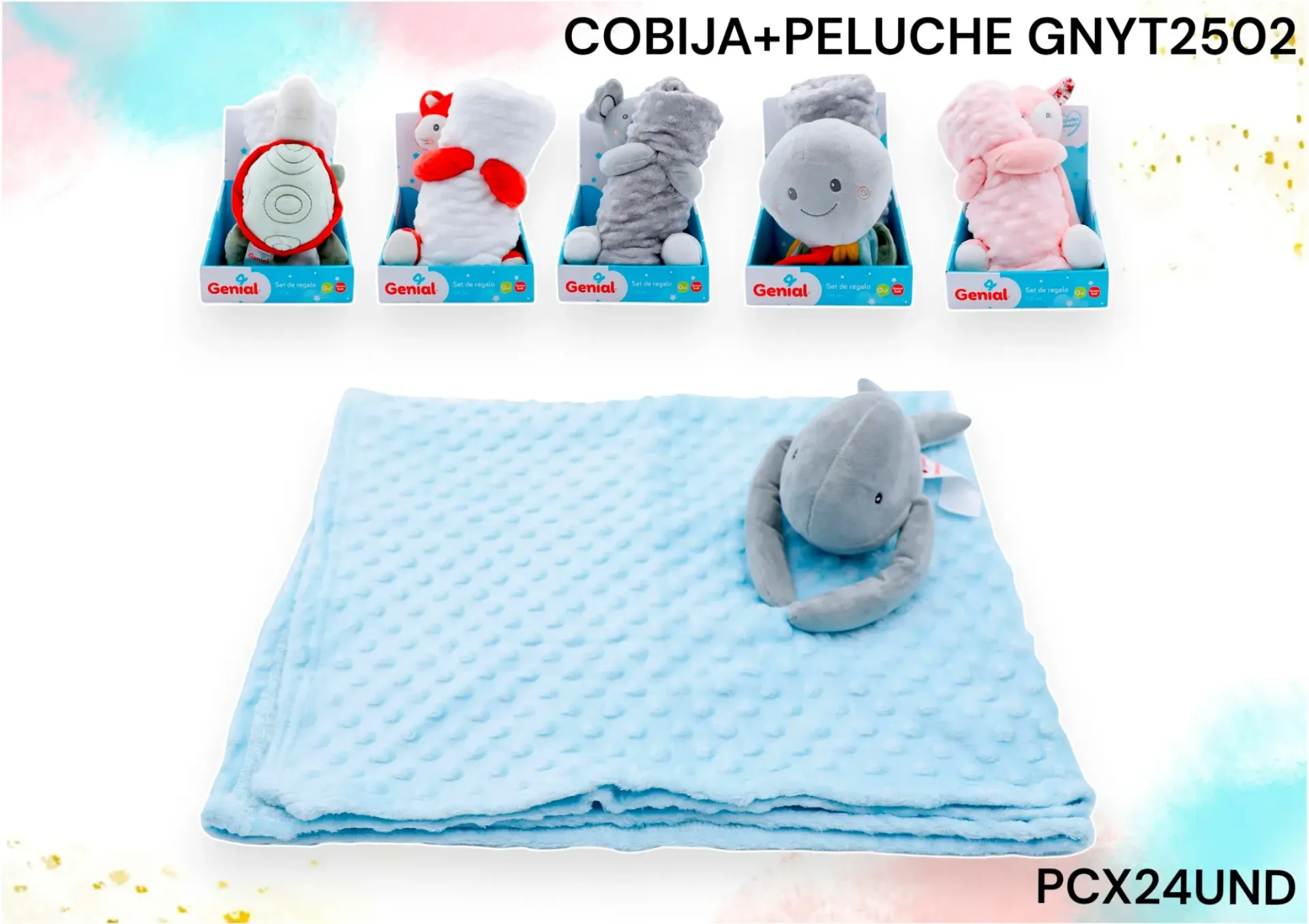 Cobija Con Peluche Gnyt2502 Pcx24Und