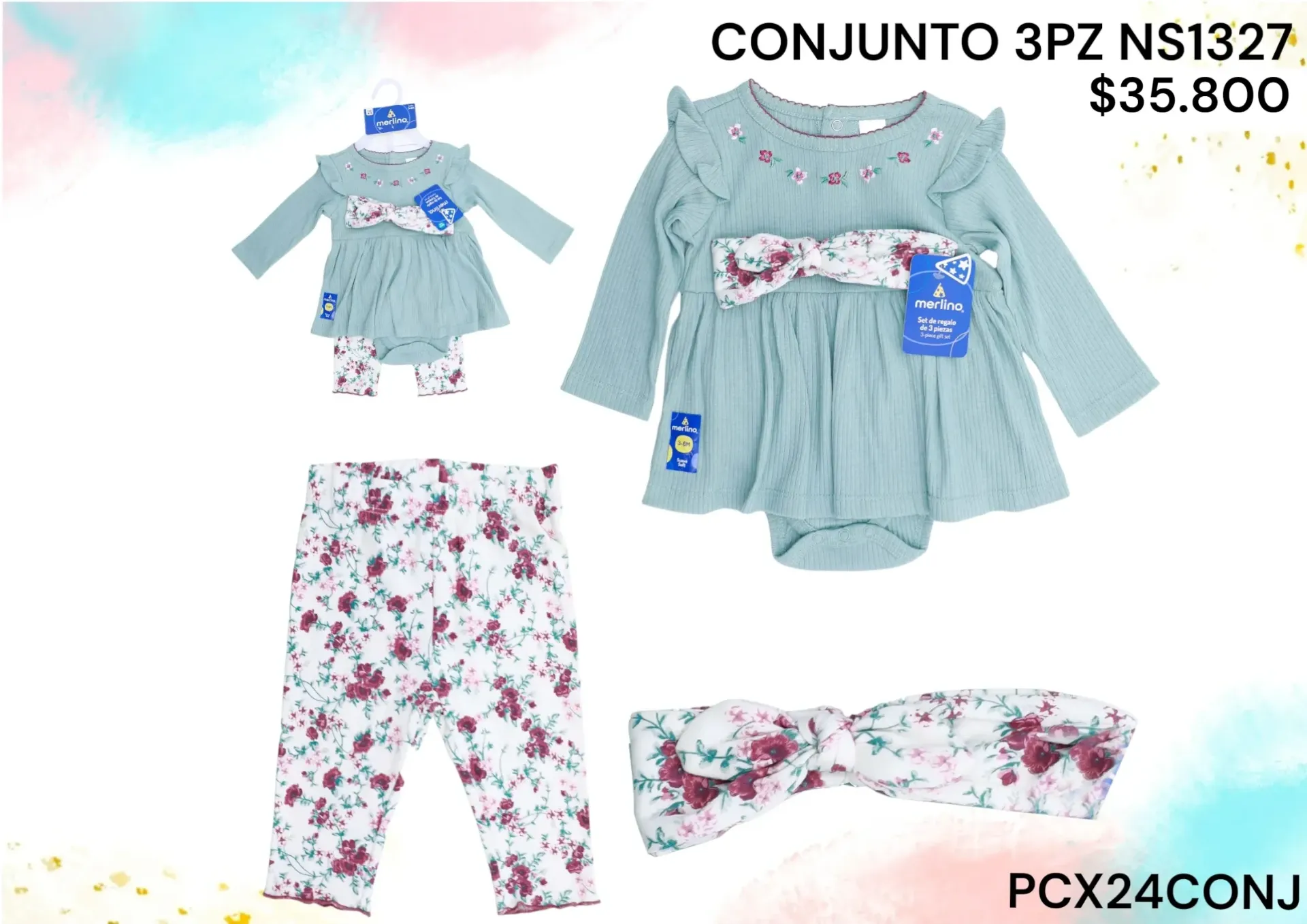 Conjunto 3Pz Ns1327 Pcx24Set