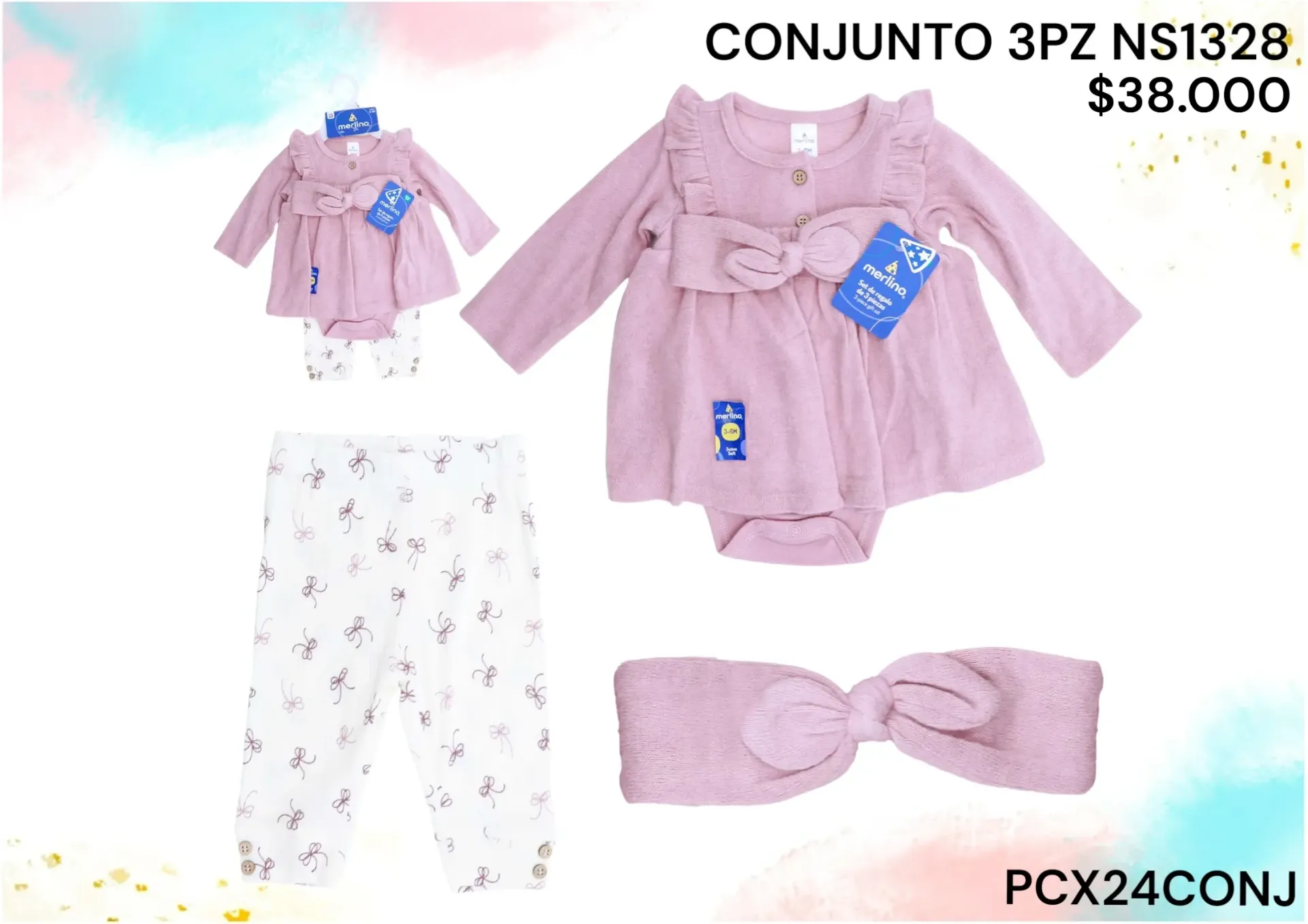Conjunto 3Pz Ns1328 Pcx24Set