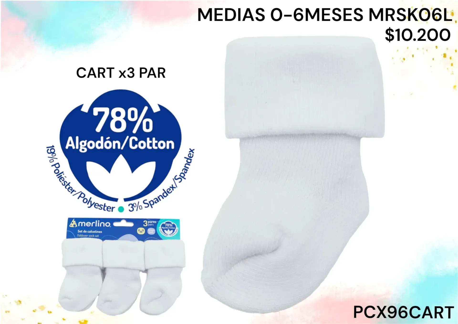 Medias Mrsk06L Pcx96Und