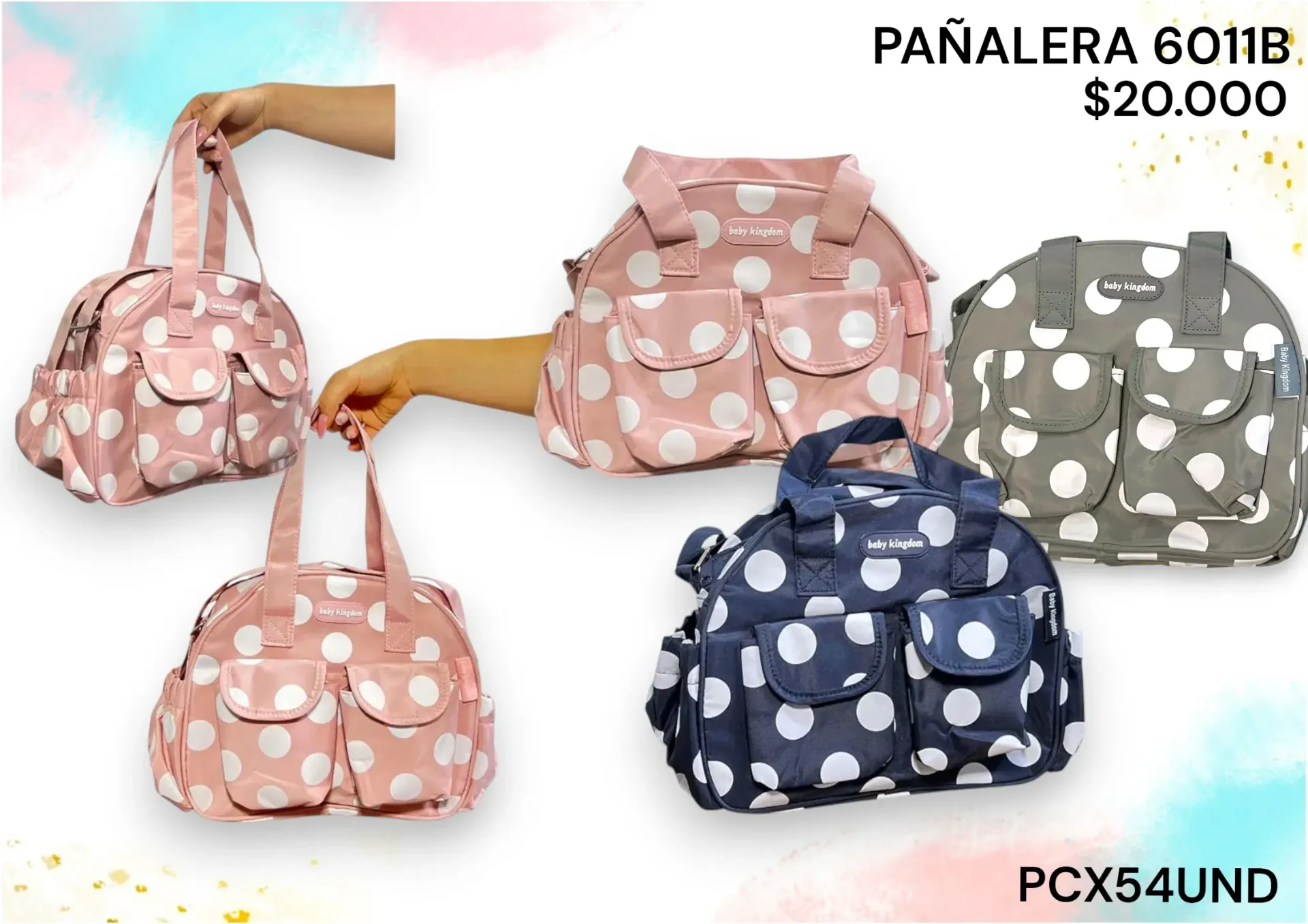 Pañalera 6011B *100Und Surtido