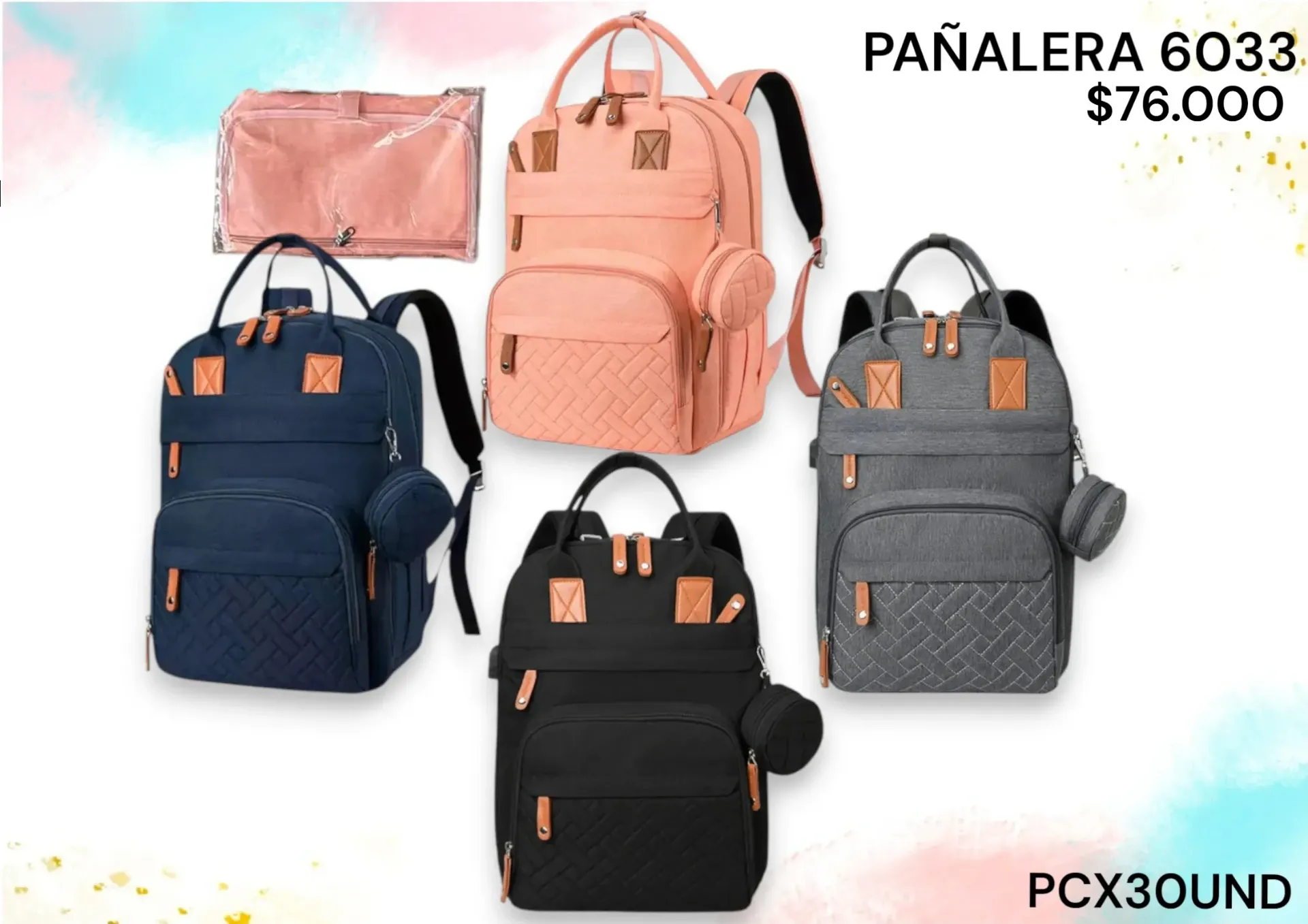 Pañalera 6033 Pcx30Und Surtido