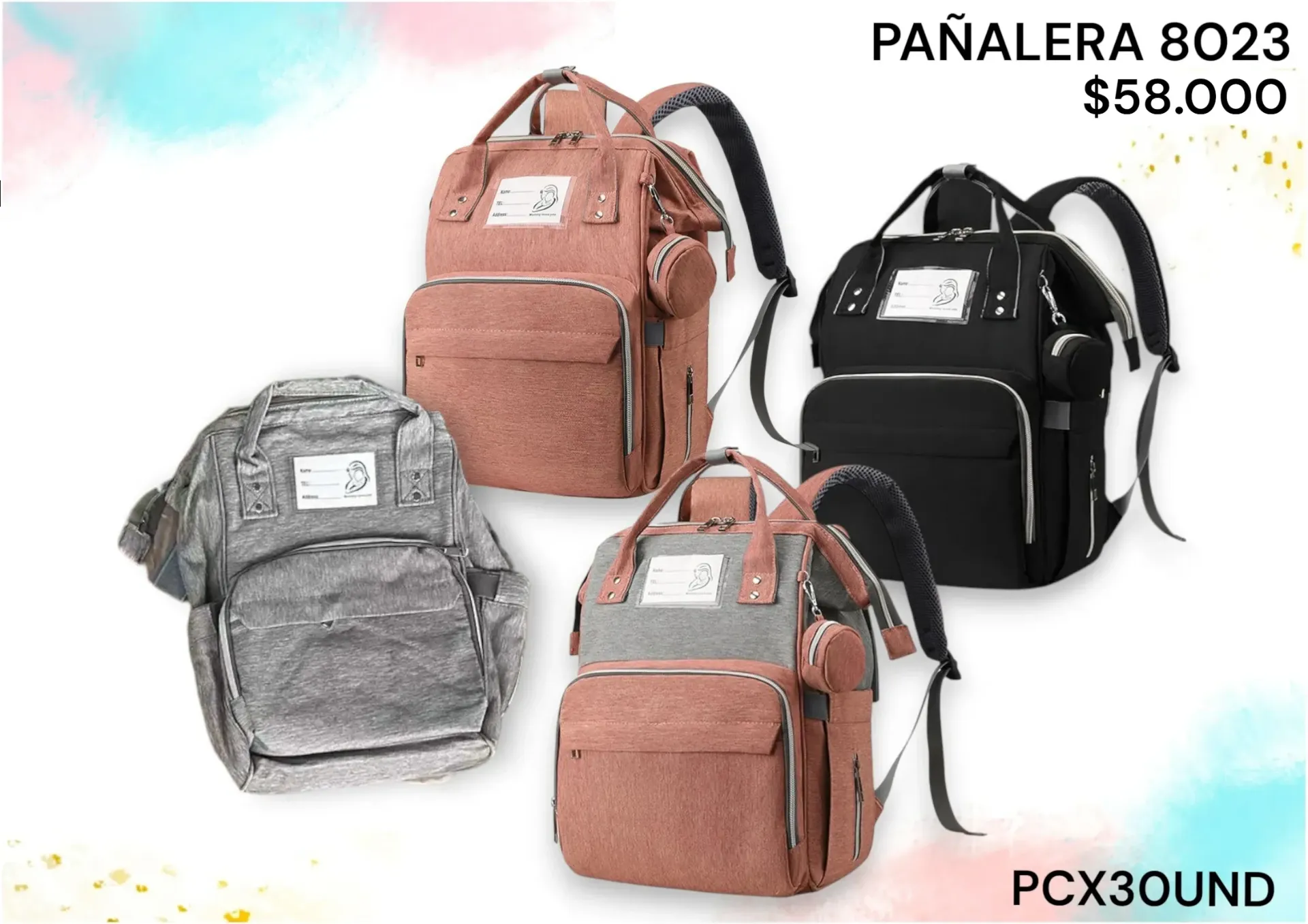 Pañalera 8023 Pcx30Und Surtido