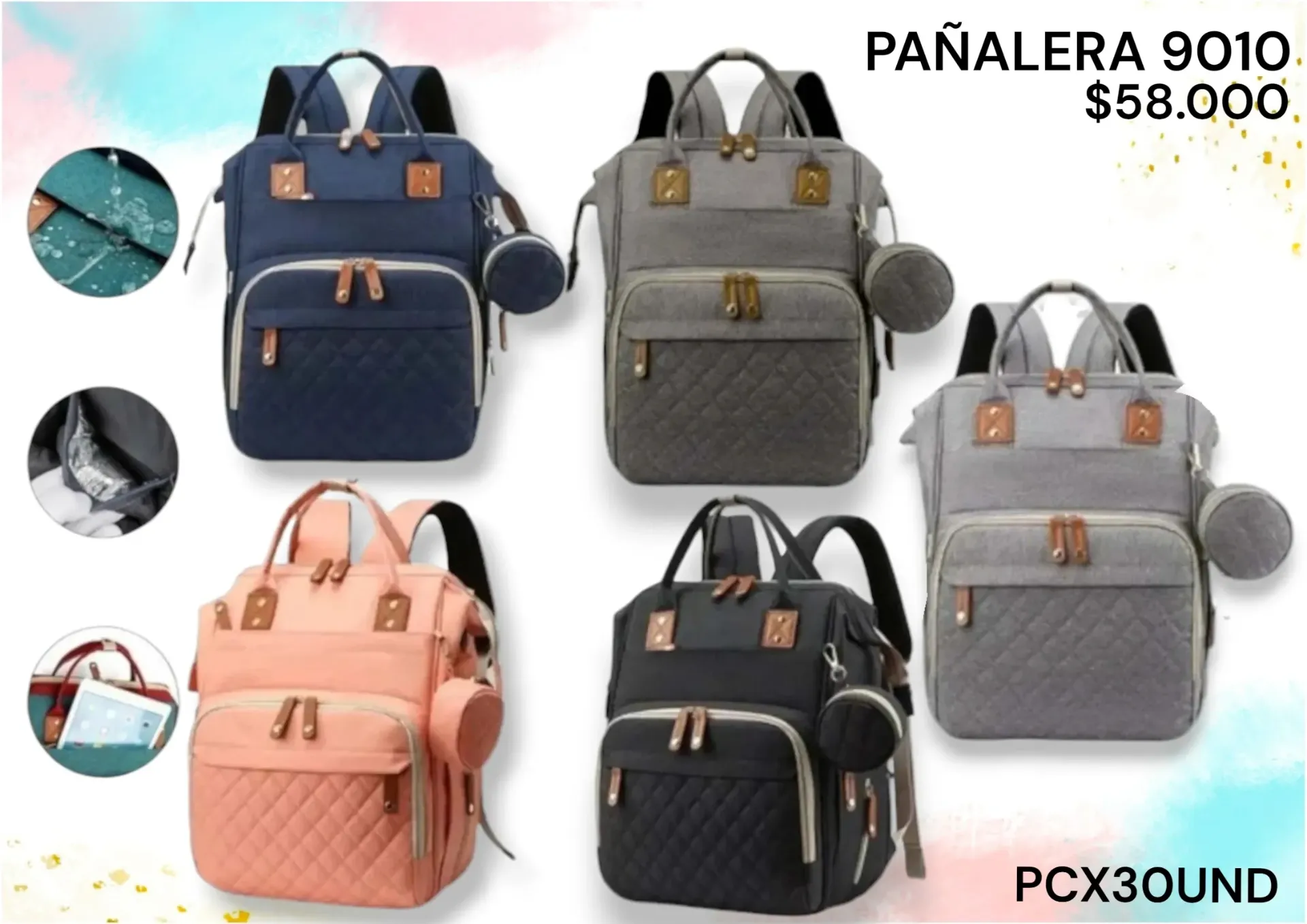 Pañalera 9010 *30Und Surtido