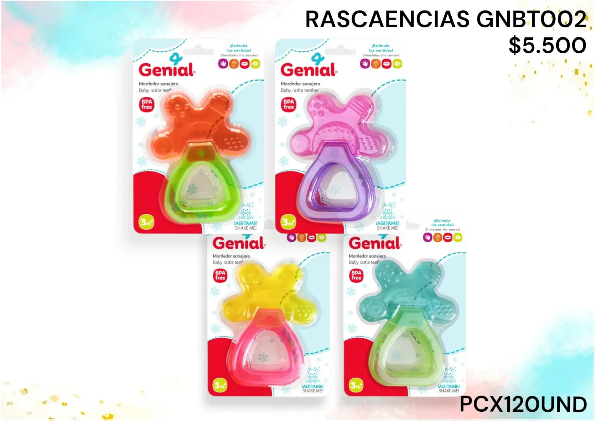 Rascaencias+Sonajero Gnbt002 Pcx120Und