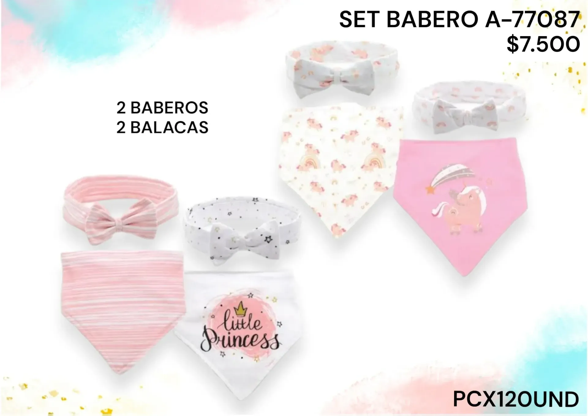 Set Babero A77087 Pcx96Set