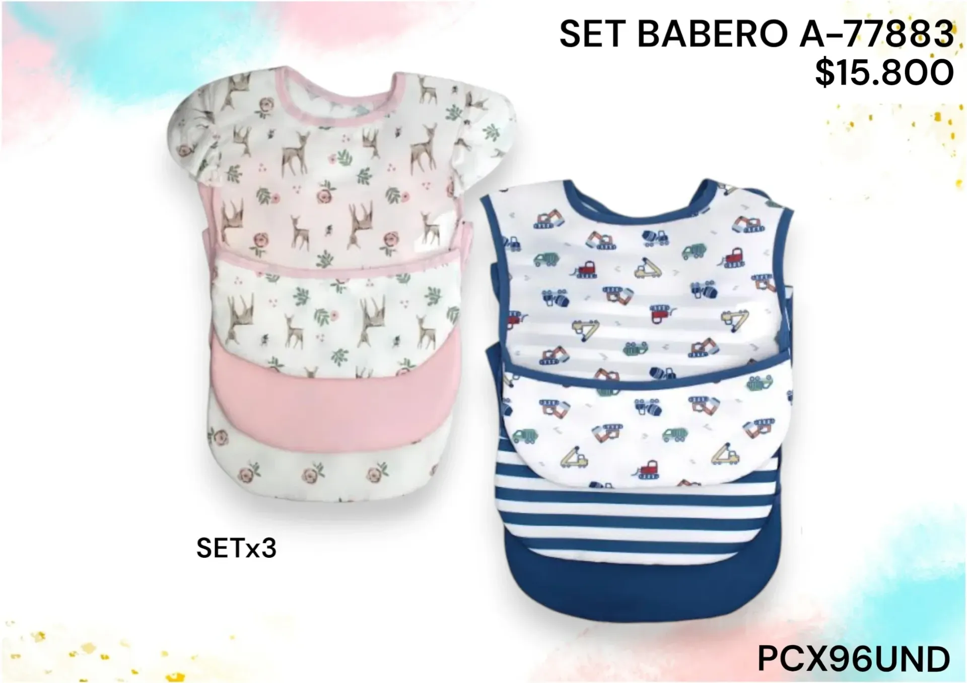 Set Babero A77883 Pcx96Set