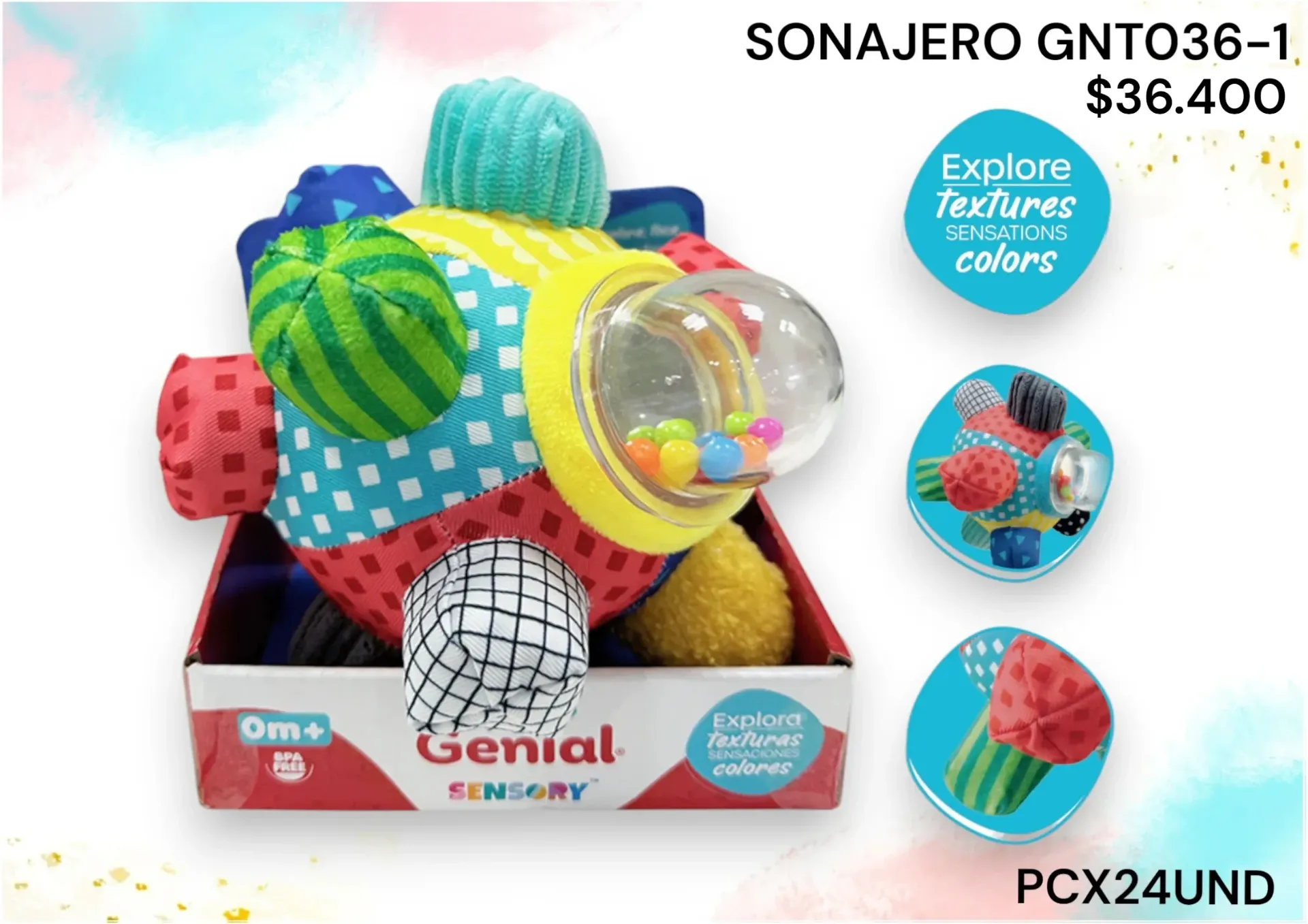 Sonajero Gnt036-1 Pcx24Und