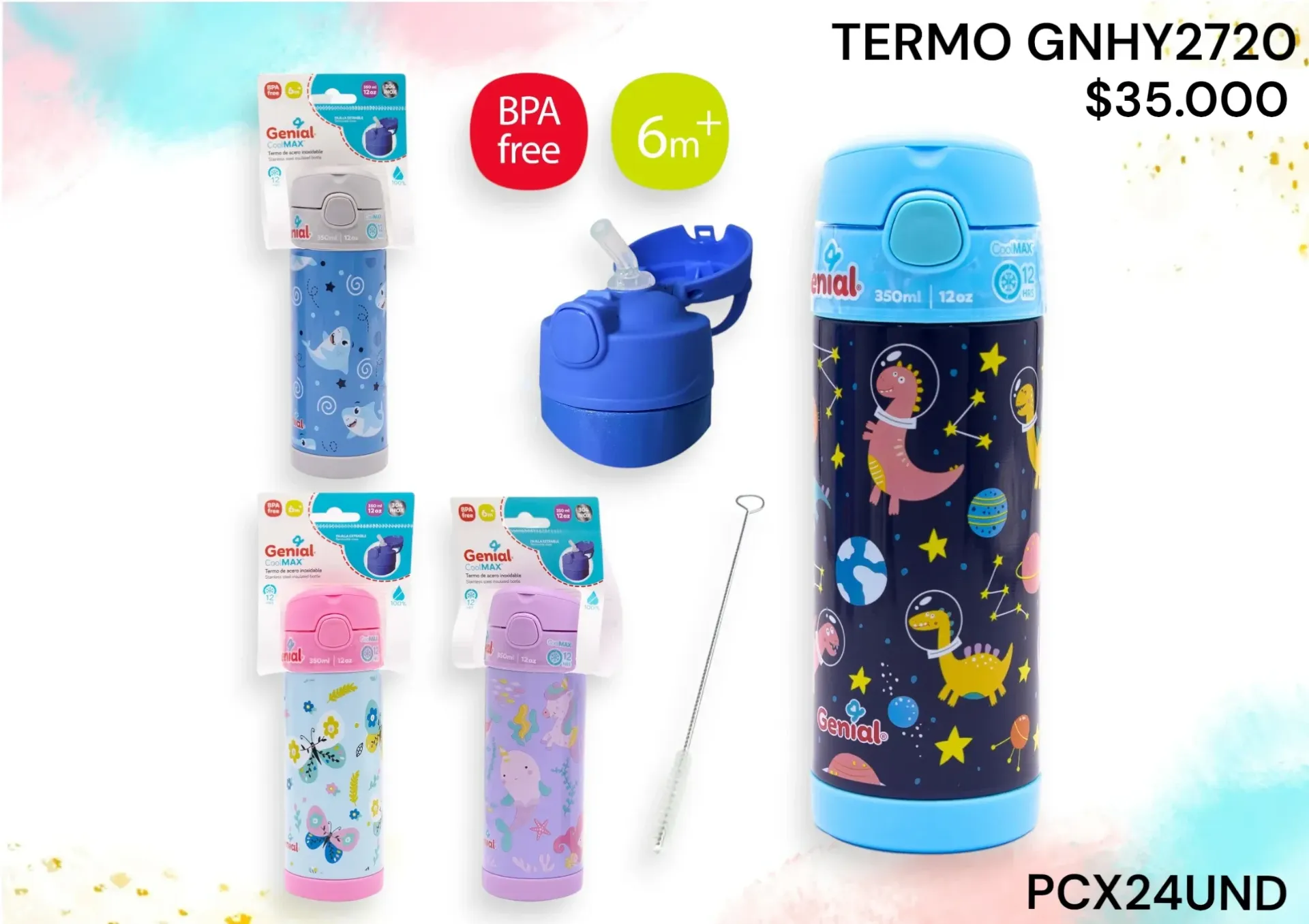 Termo Metalico Gnhy2720 Pcx24Und