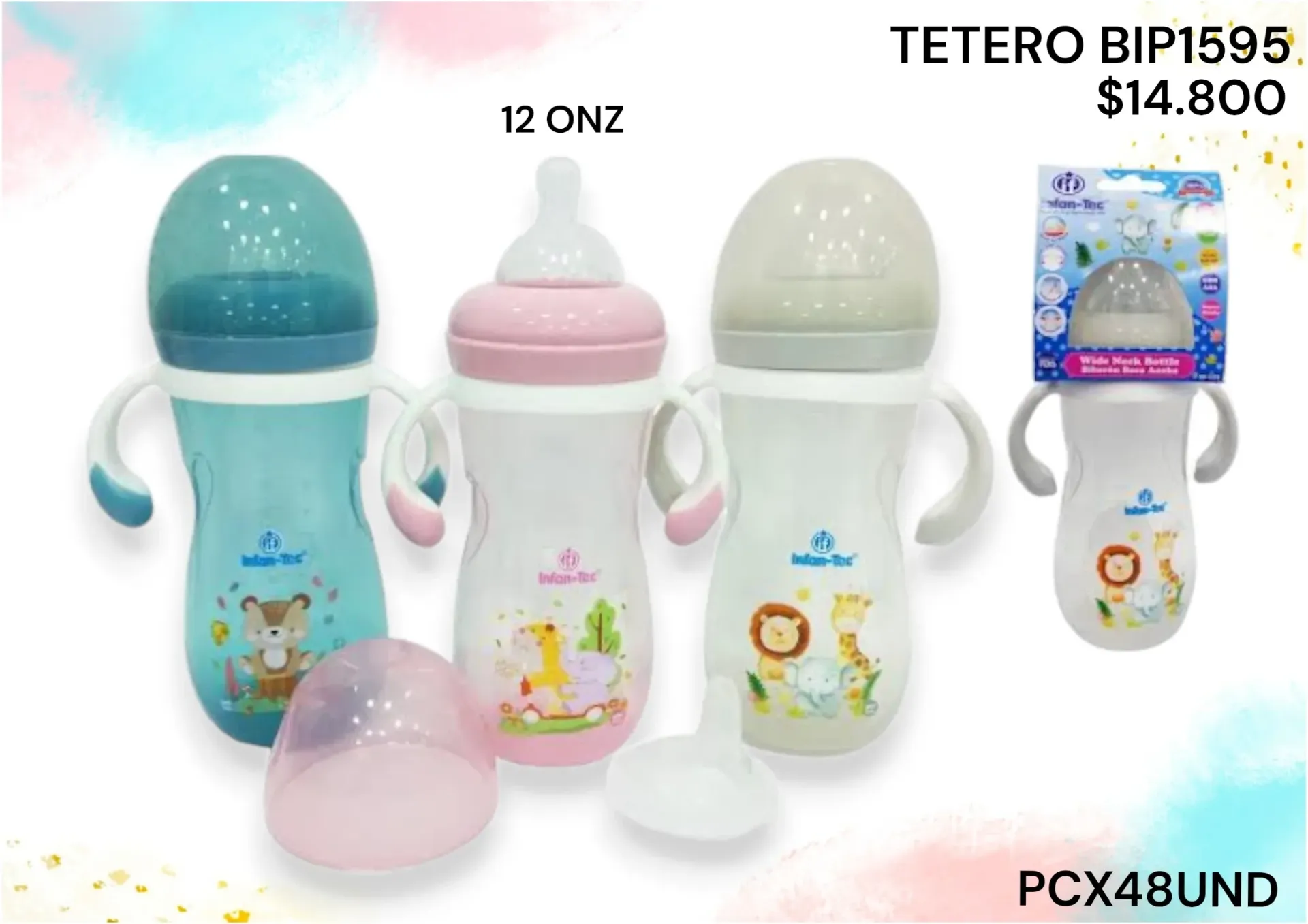 Tetero Bip1595 12Onz Pcx48Und