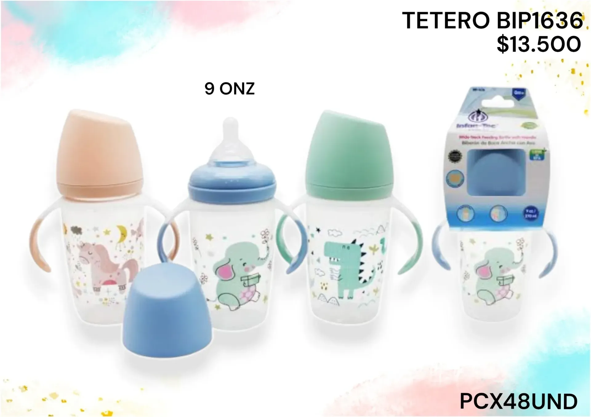 Tetero Bip1636 9Onz Pcx48Und