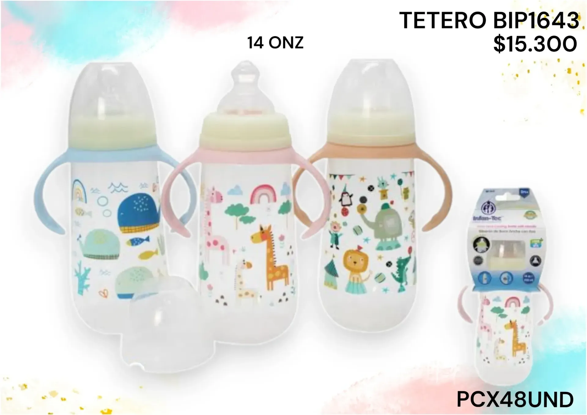 Tetero Bip1643 14Onz Pcx48Und