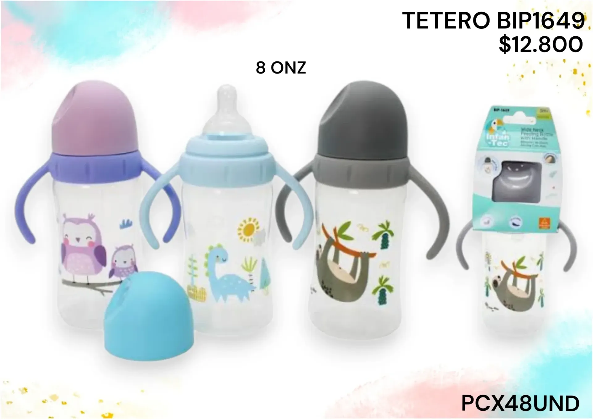 Tetero Bip1649 8Onz Pcx48Und