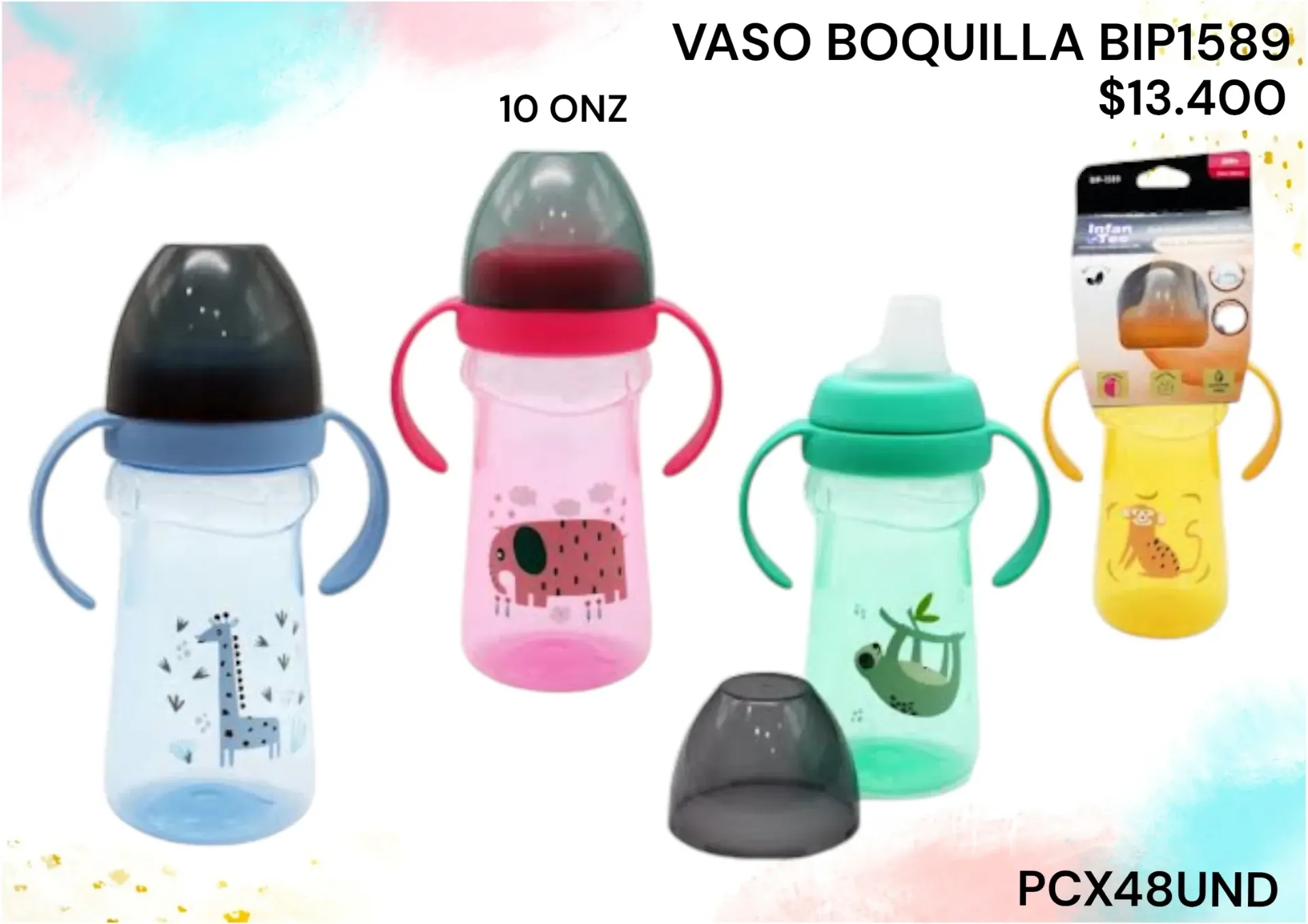Vaso Bip1589 Boquilla Pcx48Und