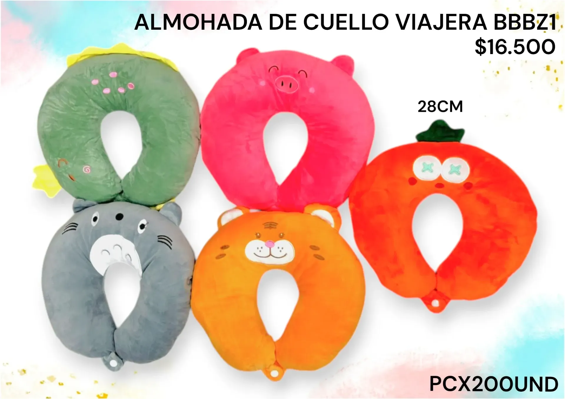 Almohada De Cuello Viajera Bbbz1 Pcx200Und